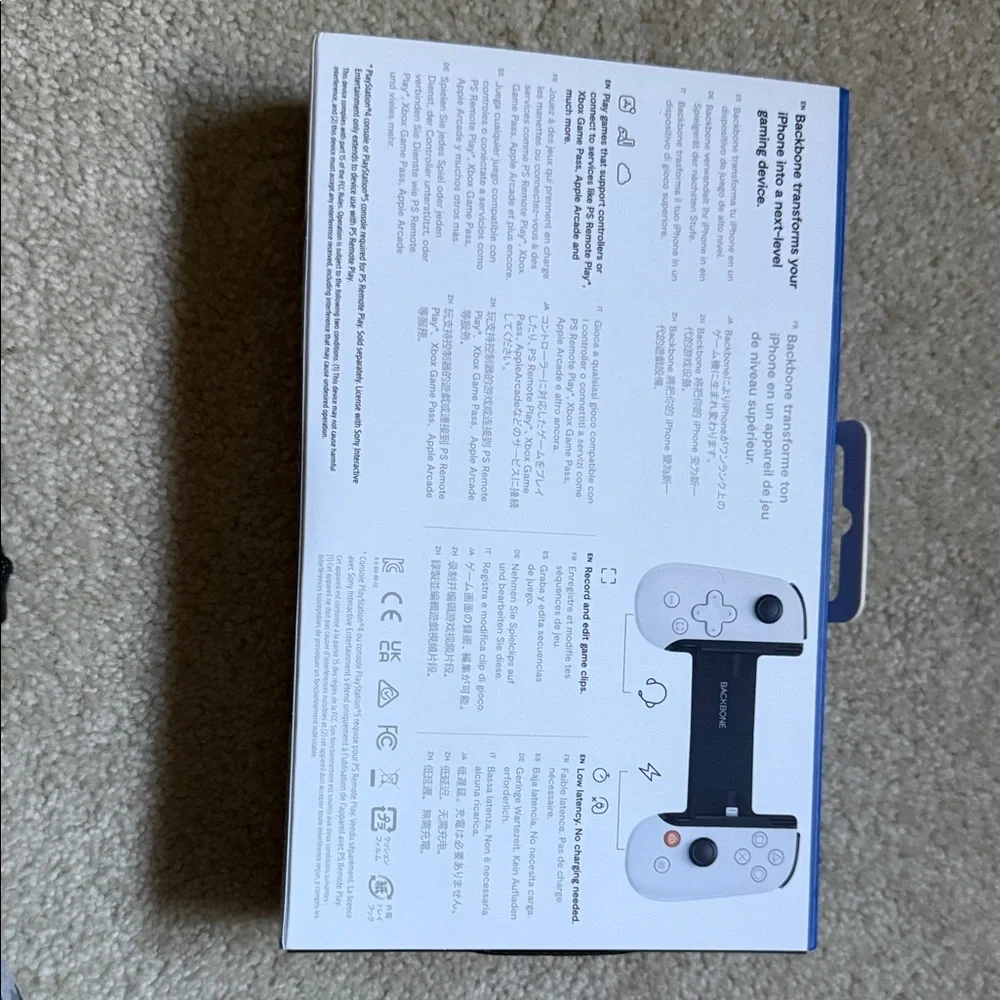 Sony PlayStation Backbone White Controller for iPhone